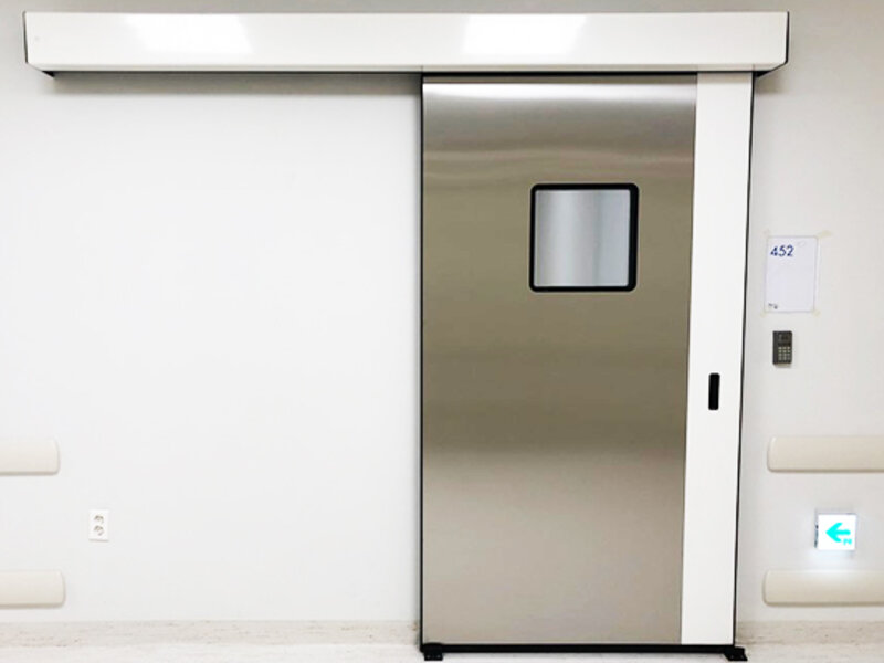 Hermetic air-seal door installation